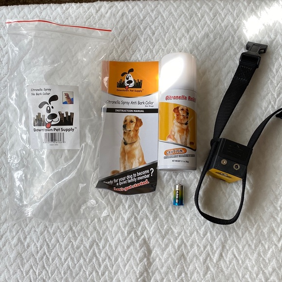 Citronella Spray No Bark Collar